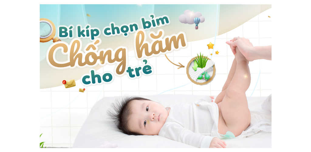 Bí kíp chọn bỉm chống hăm mùa hè cho trẻ