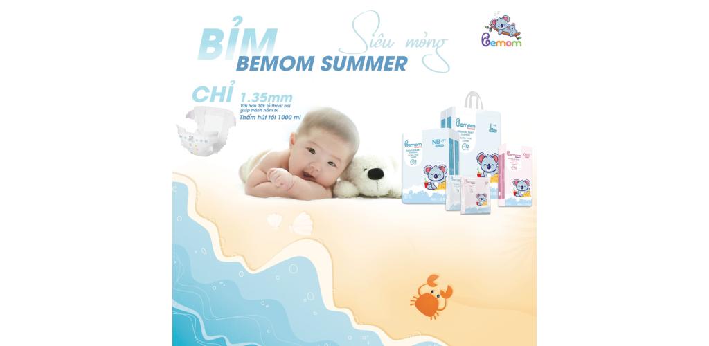 Tã bỉm Bemom Summer Nội địa Hàn Quốc hoàn toàn mới